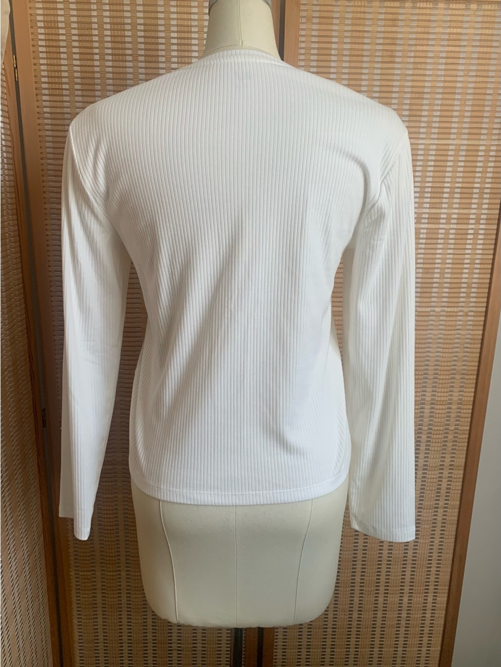 GAP Factory Button-Front Ribbed Cardigan - Picture 2 of 5